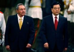 Presidio Raul Castro recibimiento oficial a mandatario chino